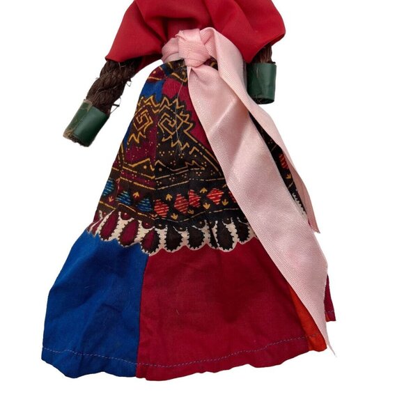 Vintage Rope Doll Caribbean Souvenir World Costume Barbados Bahamas Jamaca - Picture 5 of 12